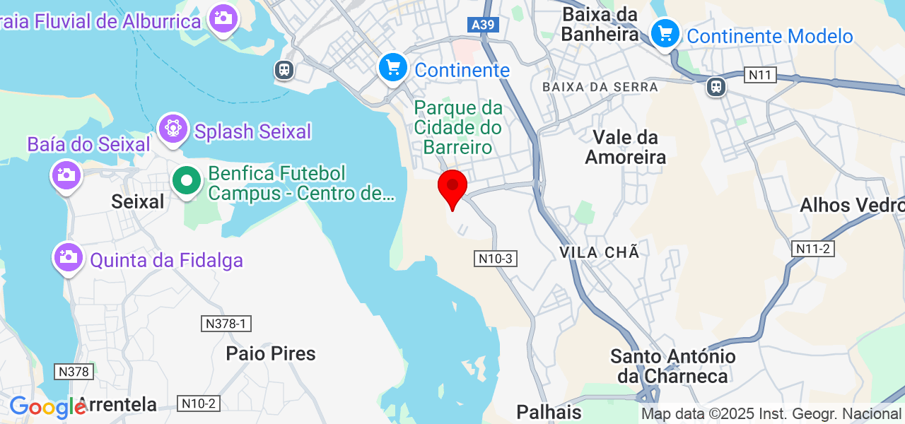 Pedrina Bumba - Setúbal - Barreiro - Map