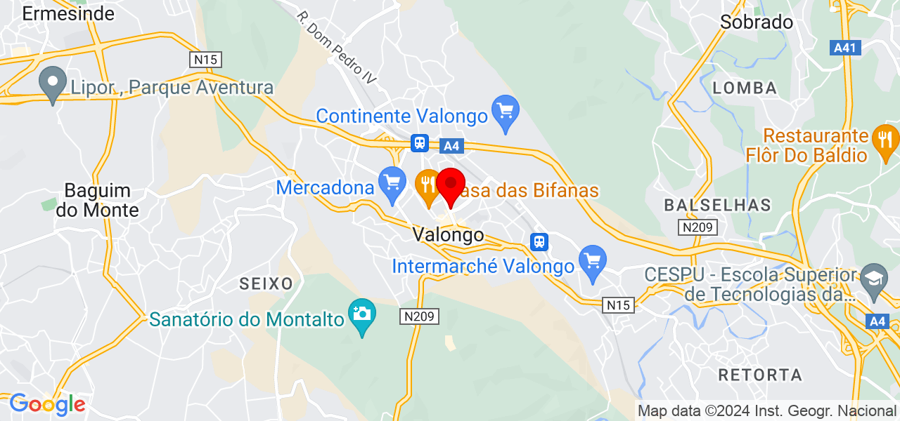 Paulo theodoro - Porto - Valongo - Mapa