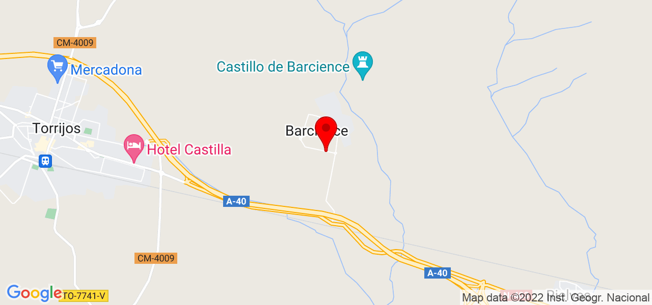 Sara Budia Pelaez - Castilla-La Mancha - Barcience - Mapa