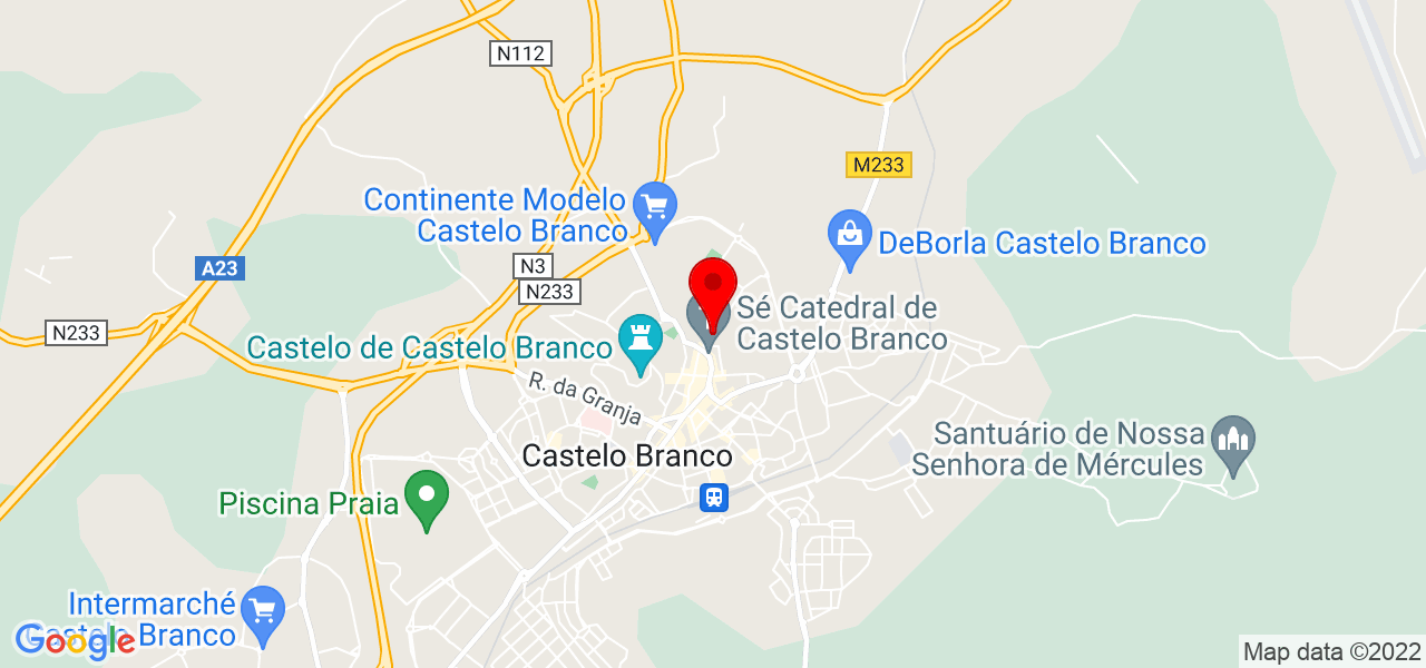 Sandra jungo - Castelo Branco - Castelo Branco - Mapa