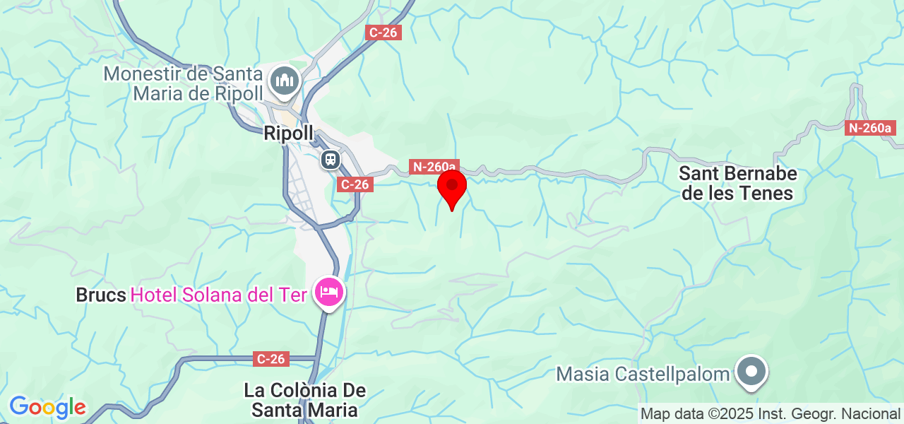 José Iván Henao - Cataluña - Ripoll - Mapa