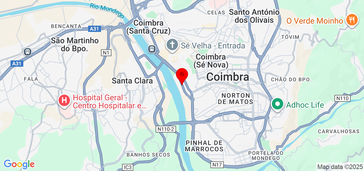 Hadigra - Coimbra - Coimbra - Mapa