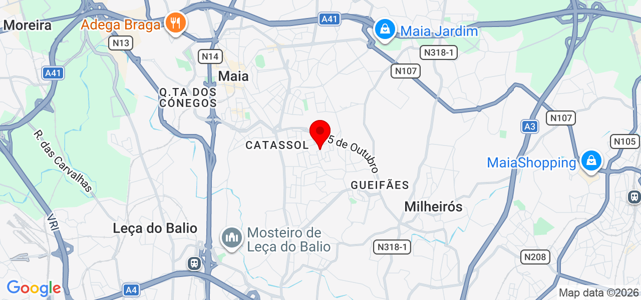 Sandra Costa - Porto - Maia - Map