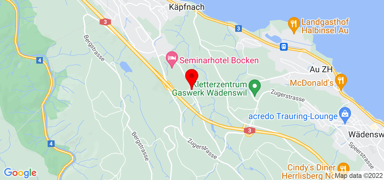 Tom Hantzsche - Zürich - Horgen - Karte