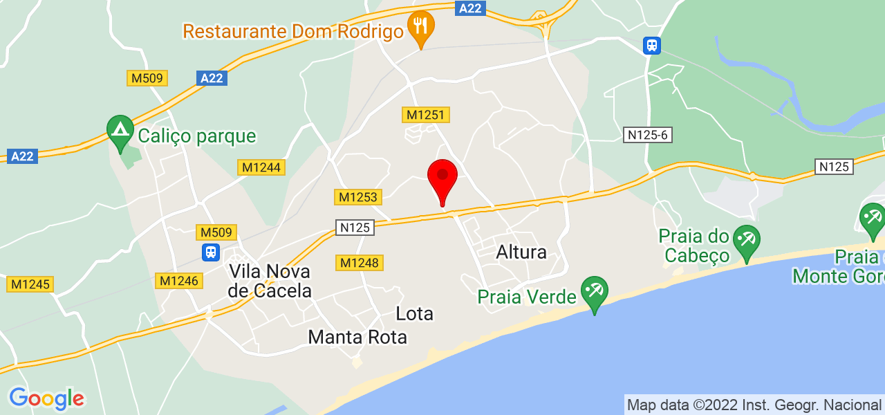 Carolina Valsassina - Faro - Castro Marim - Mapa