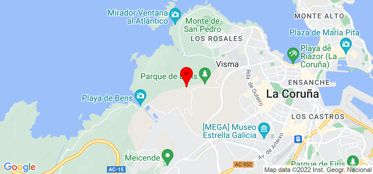 Julian Raia - Galicia - A Coruña - Mapa
