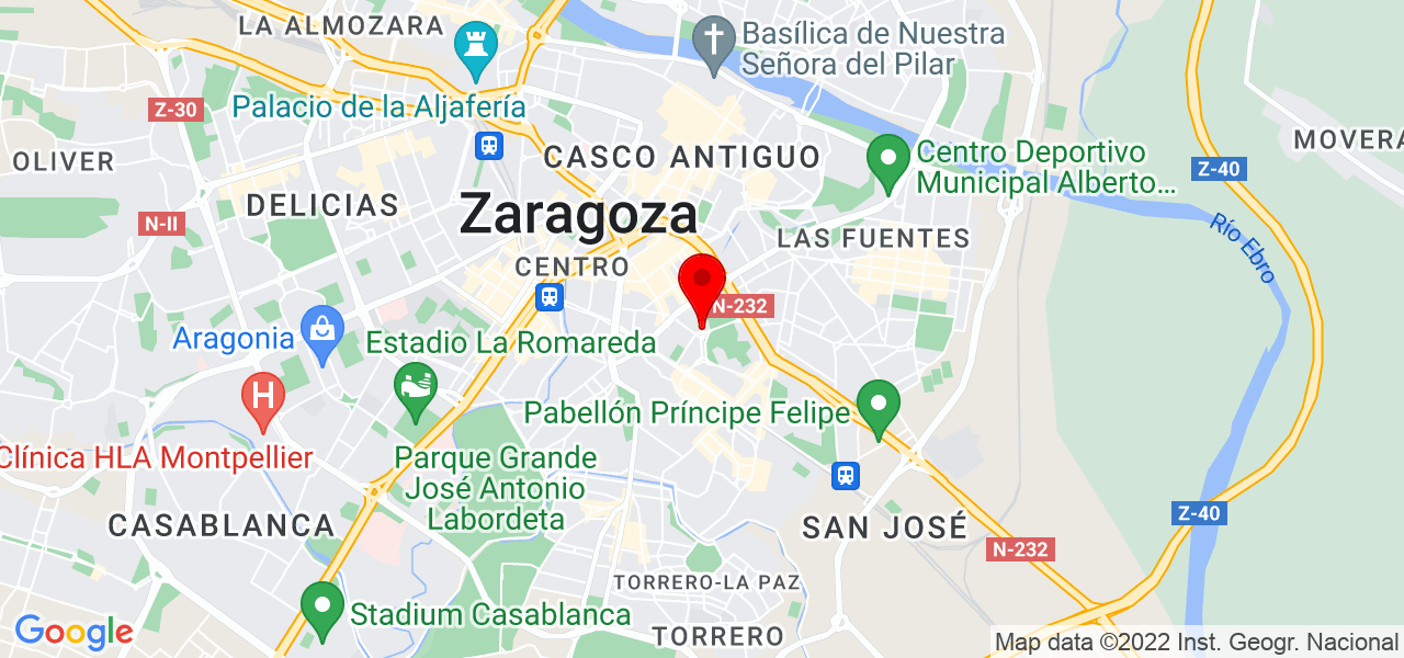 Desir&eacute;e - Aragón - Zaragoza - Mapa
