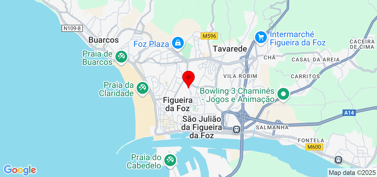 C&aacute;tia Santos - Coimbra - Figueira da Foz - Map