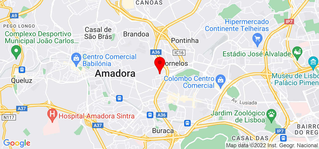 Kleber ribeiro - Lisboa - Amadora - Mapa