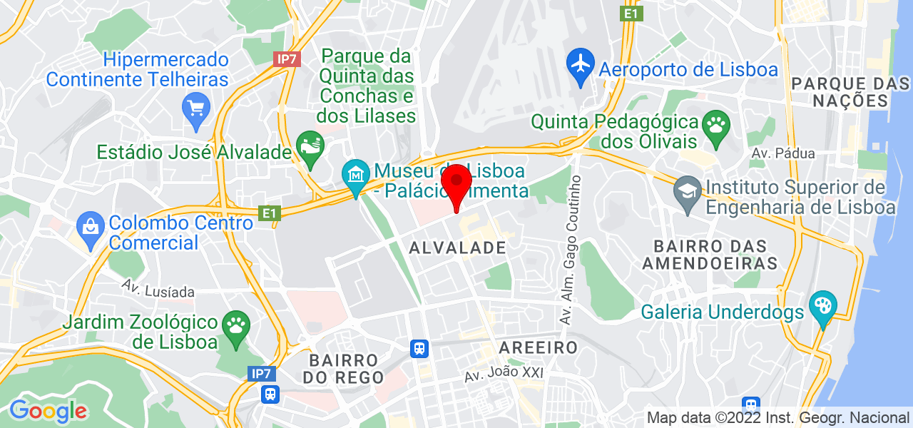 Marta Nunes dos Santos - Lisboa - Lisboa - Mapa