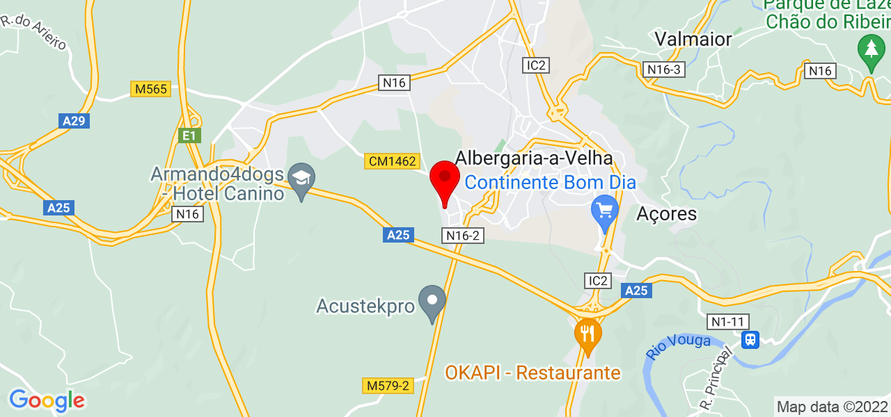 MJR - Multiservi&ccedil;os - Aveiro - Albergaria-a-Velha - Mapa