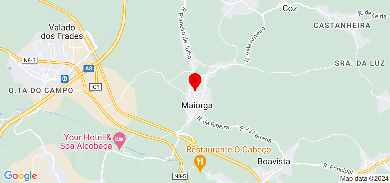 Renan Martins Gouv&ecirc;a - Leiria - Alcobaça - Mapa