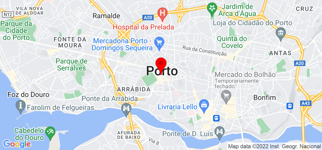 RRCScatering - Porto - Porto - Mapa