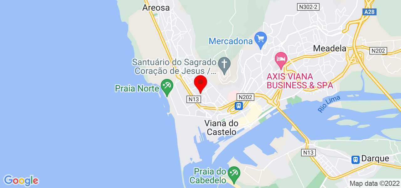 Maria Jo&atilde;o - Viana do Castelo - Viana do Castelo - Mapa