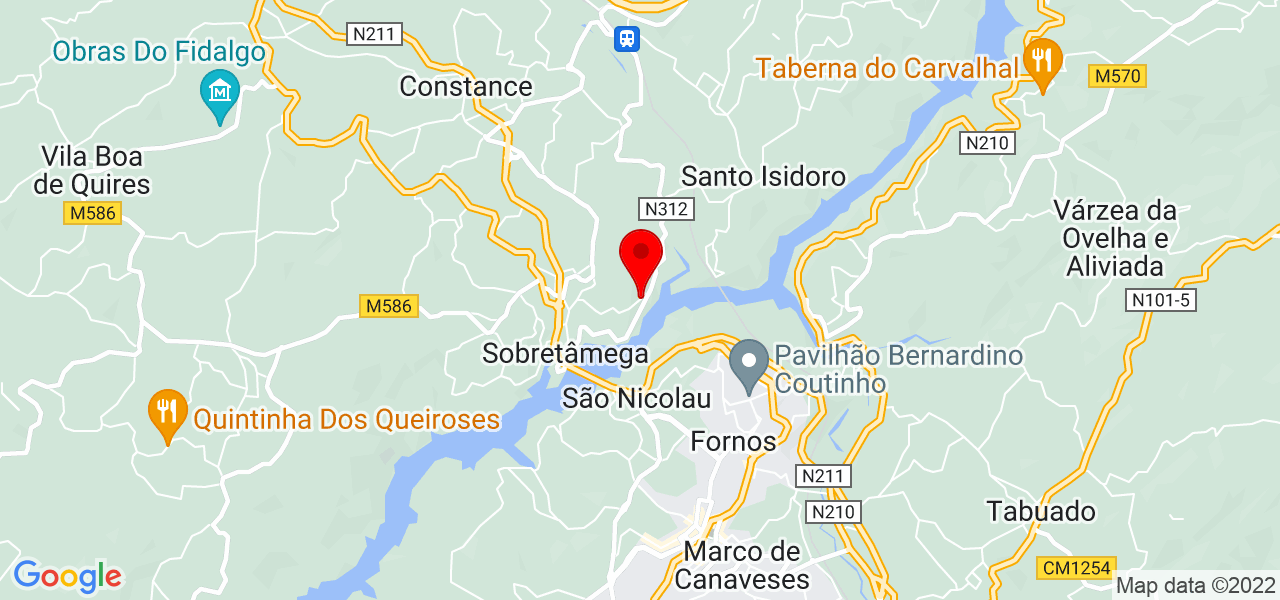 Em&iacute;lia Moreira Mesquita - Porto - Marco de Canaveses - Mapa
