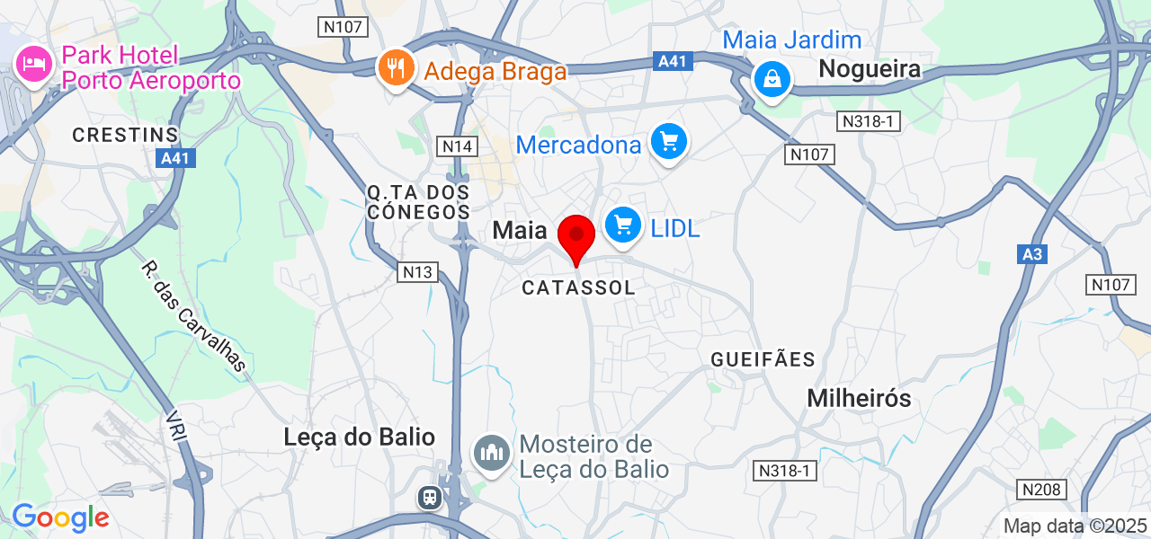 Daniel Sardinha - Porto - Maia - Mapa