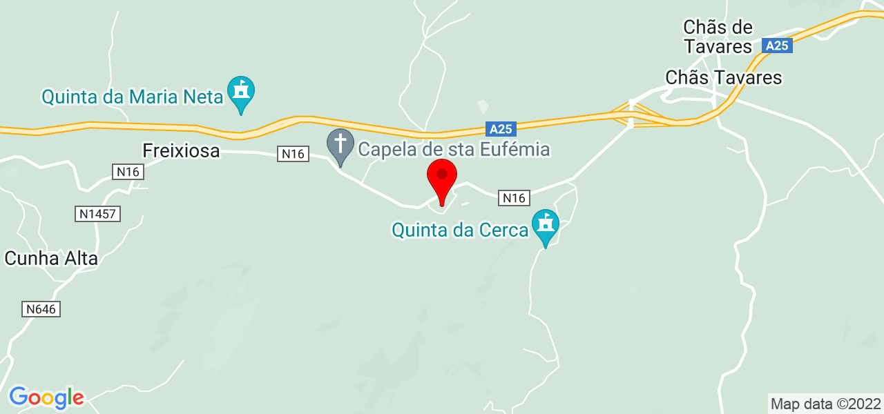 Thais Rocha - Viseu - Mangualde - Mapa