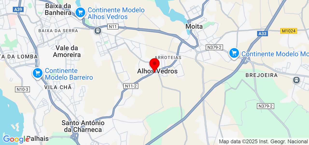 MM Serving - Setúbal - Moita - Mapa