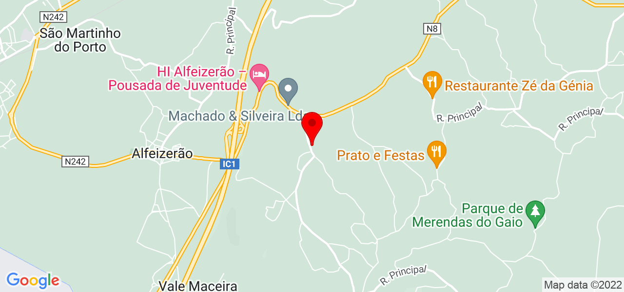 Leonel Mota - Leiria - Alcobaça - Mapa