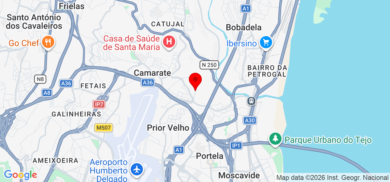 Munhoz PVC - Lisboa - Loures - Mapa