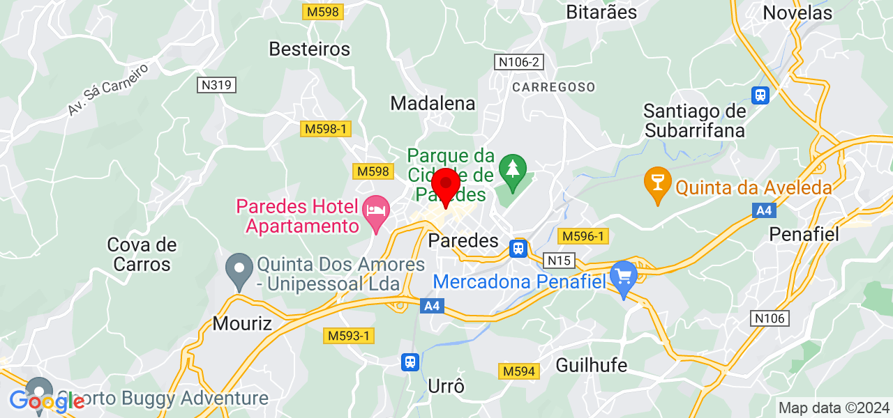 ART CLEANING SERVICES - Porto - Paredes - Mapa