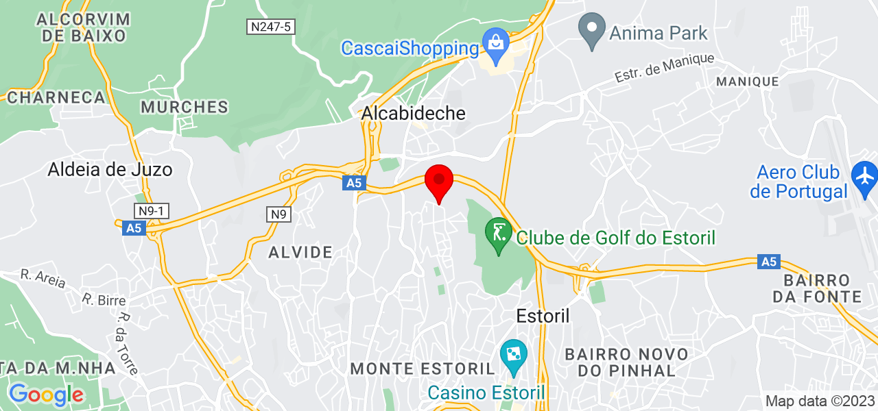 N. Neves, eletricidade e servi&ccedil;os - Lisboa - Cascais - Mapa