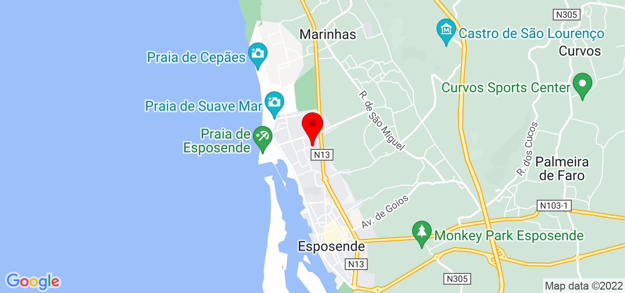 MAGIA PARA CRIAN&Ccedil;AS - Braga - Esposende - Mapa