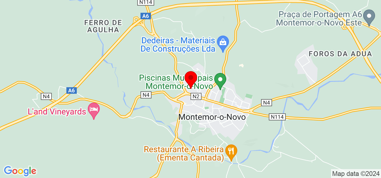 Jo&atilde;o Gordicho - Évora - Montemor-o-Novo - Mapa