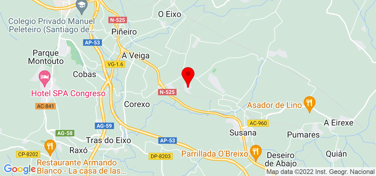 Rita - Galicia - Santiago de Compostela - Mapa