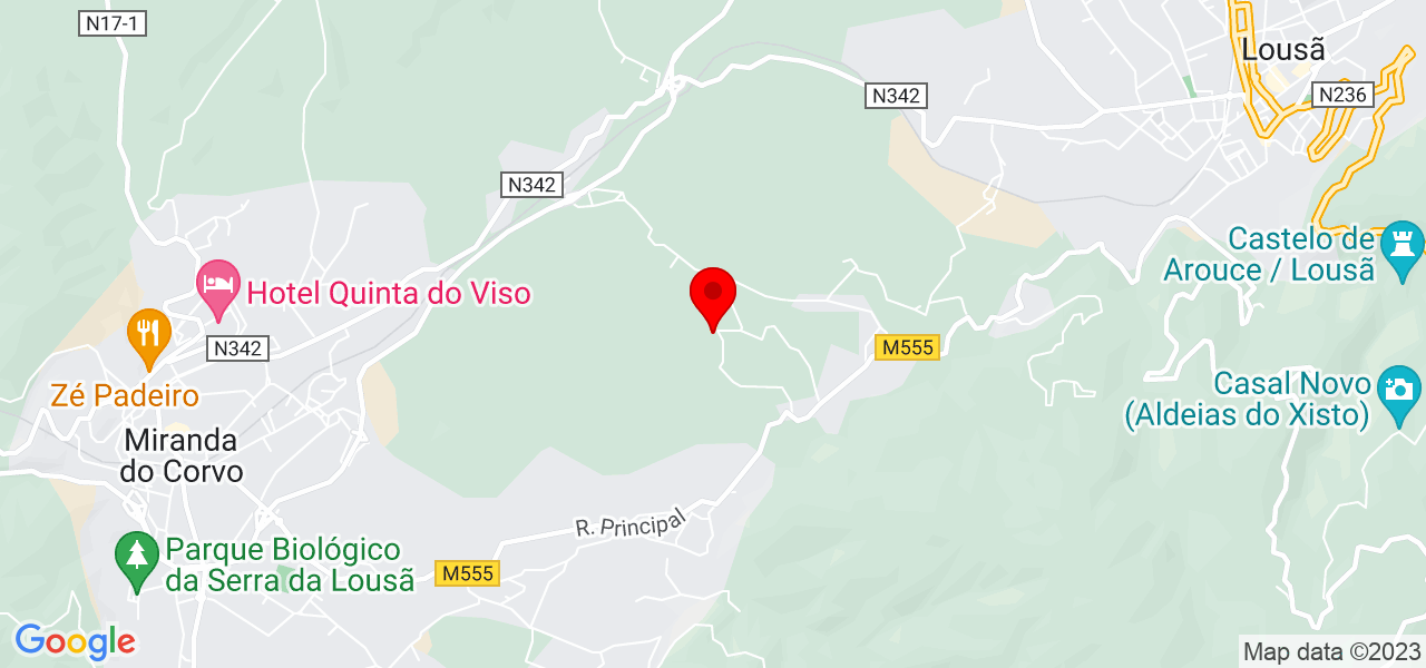Ana Machado - Coimbra - Lousã - Mapa