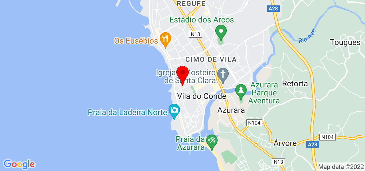 Luisa Costa - Porto - Vila do Conde - Map