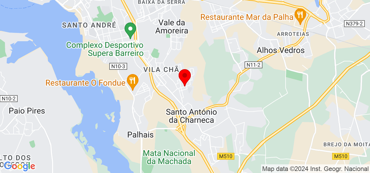 R-BEM PL&Acirc;TRE - Setúbal - Barreiro - Mapa
