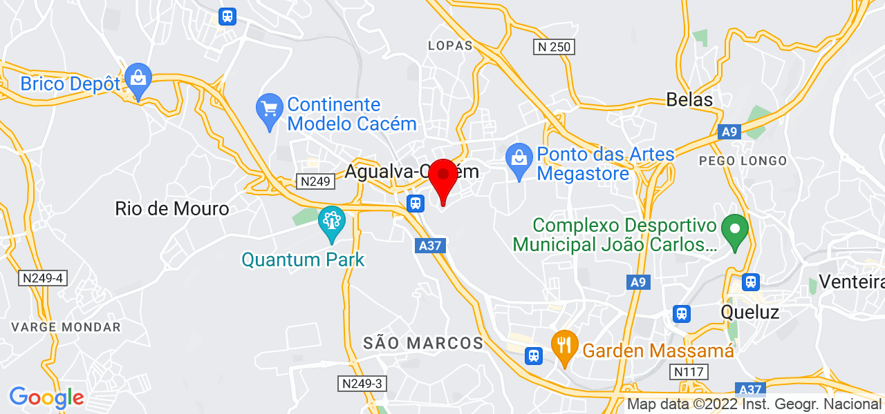 Alexandra Amaro - Lisboa - Sintra - Mapa