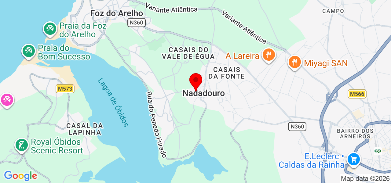 Lena Gonçalves - Leiria - Caldas da Rainha - Map