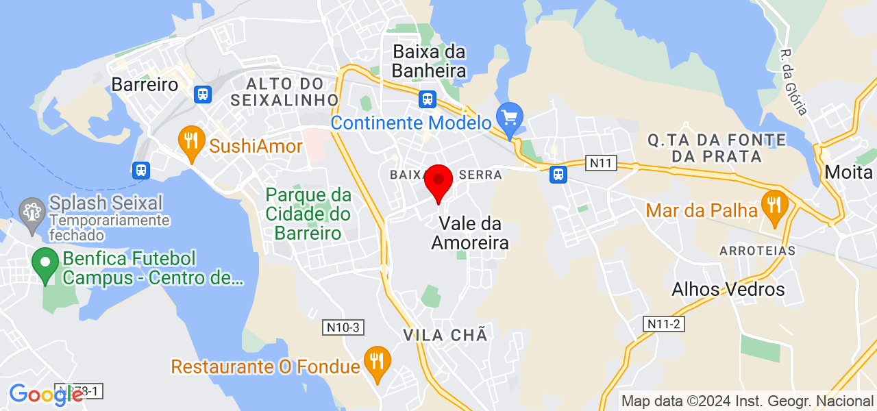 Jessica Gonçalves Viana - Setúbal - Moita - Mapa