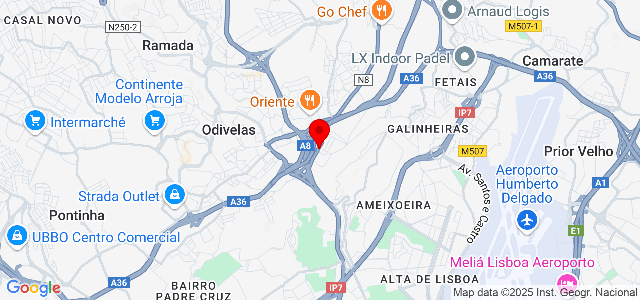 Marcos Gaspar - Lisboa - Odivelas - Mapa