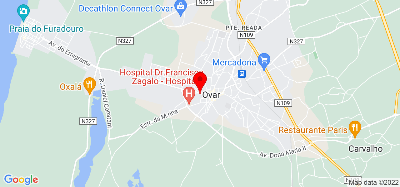 Gaby - Aveiro - Ovar - Mapa