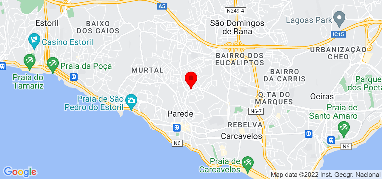 Joaquim - Lisboa - Cascais - Mapa