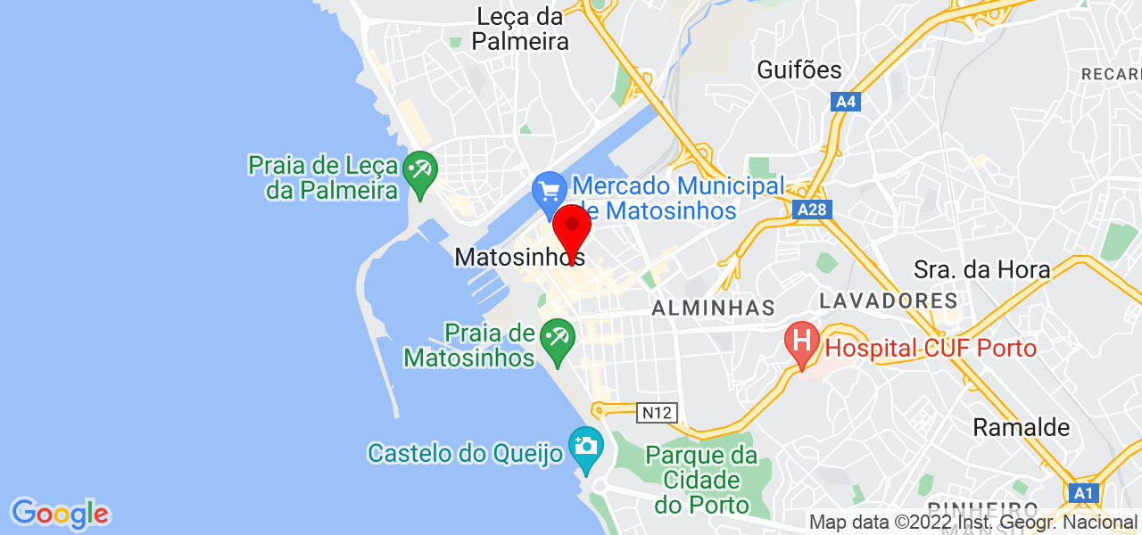 Anabela Teixeira - Porto - Matosinhos - Mapa