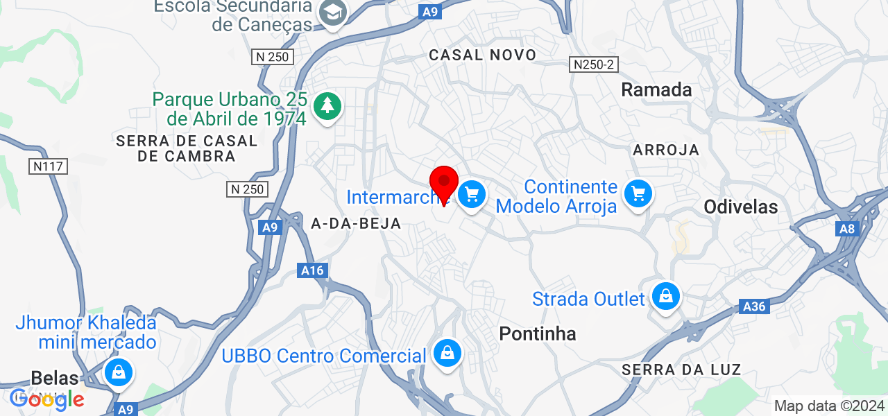 Edgar - Lisboa - Odivelas - Map
