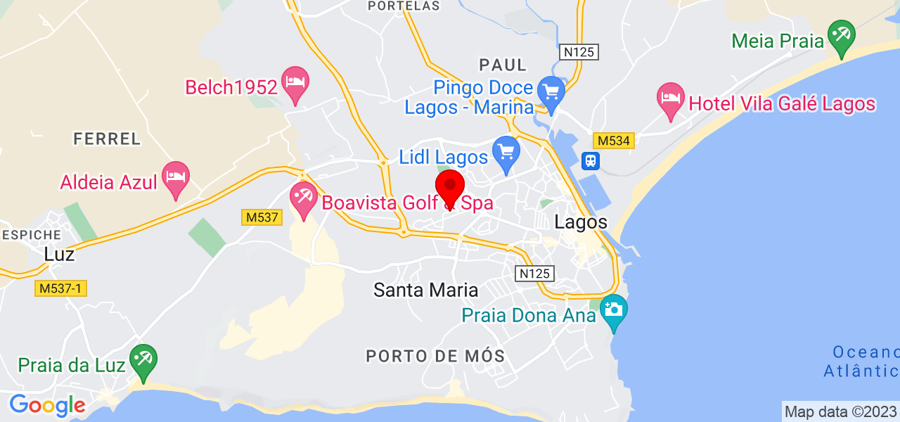 Tiago Costa - Faro - Lagos - Mapa