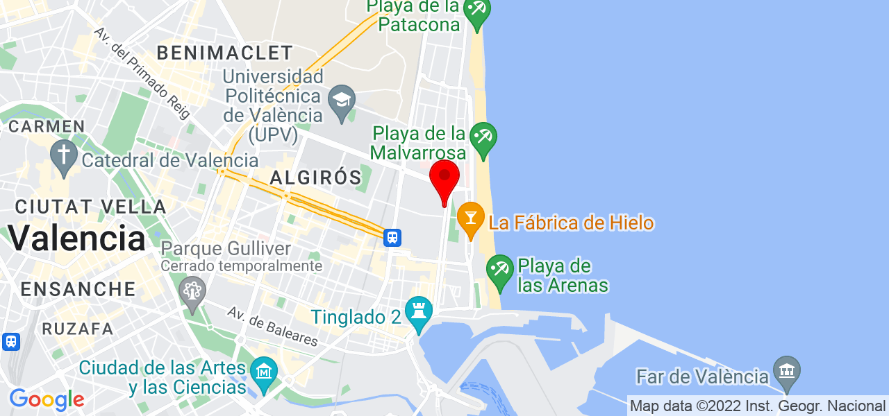 PIGMENTO LEND&Aacute;RIO - Comunidad Valenciana - Valencia - Mapa