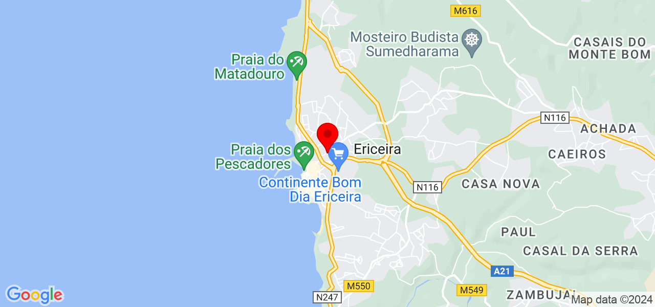 Thauana Frugis - Lisboa - Mafra - Mapa
