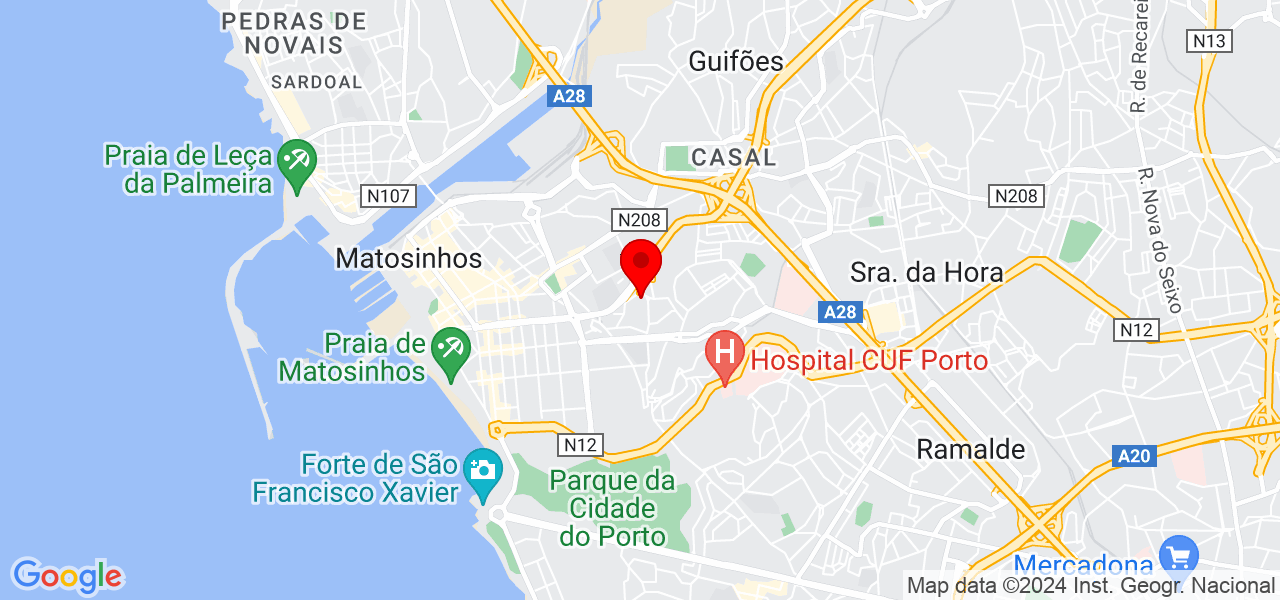 Atelier Fernanda Ferreira - Porto - Matosinhos - Mapa