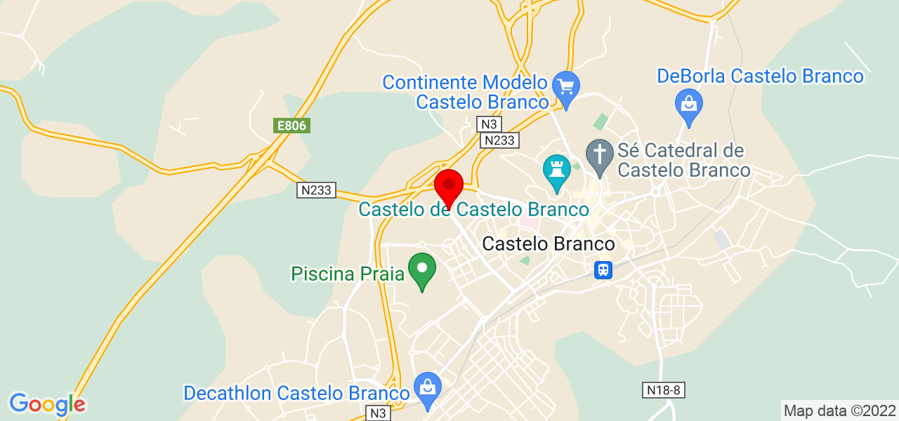 Maria Jo&atilde;o S&aacute; - Castelo Branco - Castelo Branco - Mapa