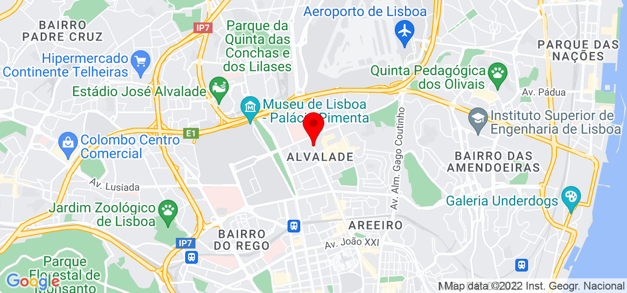 Jo&atilde;o - Lisboa - Lisboa - Mapa