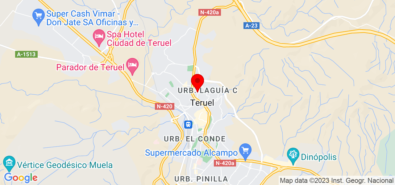 Mar&iacute;a_trainer - Aragón - Teruel - Mapa