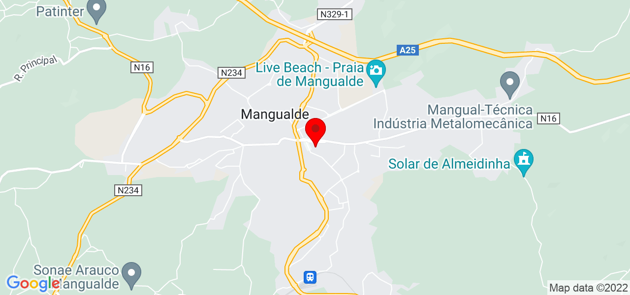 J&eacute;ssica - Viseu - Mangualde - Mapa