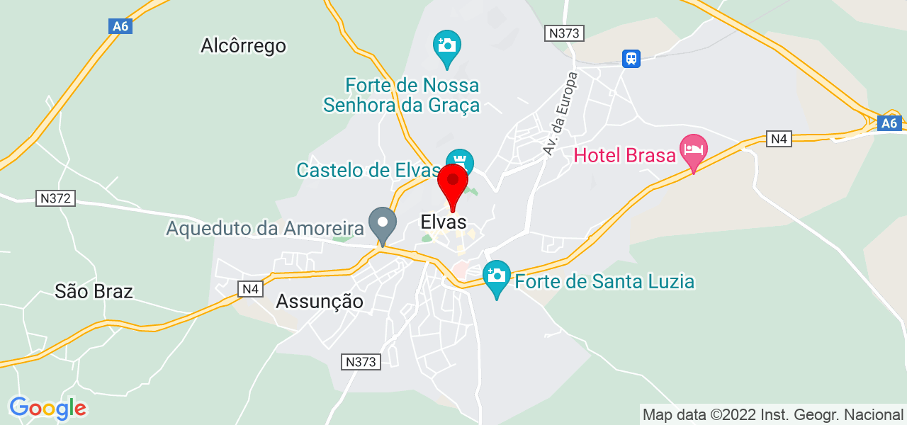 Leonor Monteiro - Portalegre - Elvas - Mapa