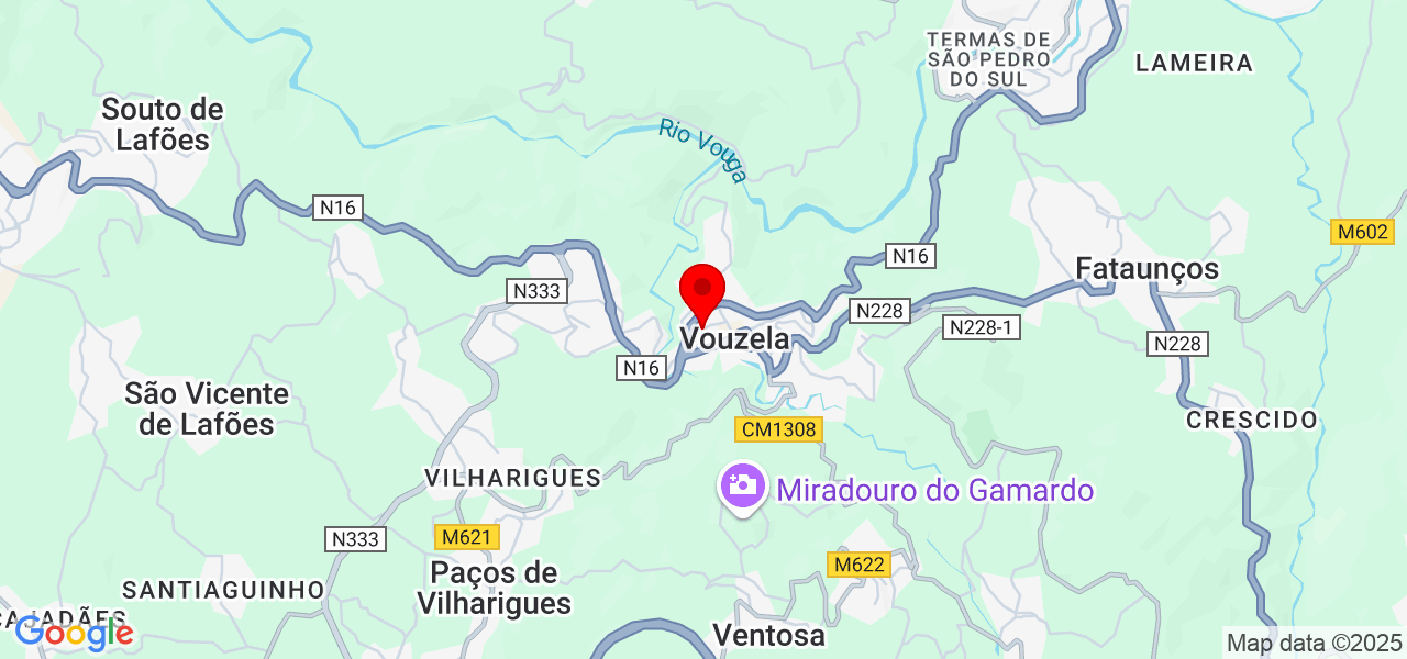 Flor do zela - Viseu - Vouzela - Carte